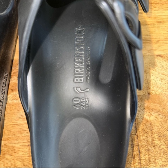 Birkenstock Arizona Black Slide Sandals - Picture 6 of 8